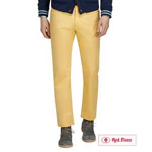 Five-Pocket Pants - Cornsilk